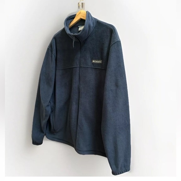 Columbia Steens Mountain 2.0 Fleece Jacket Men's Sz XL Blue Full Zip Pockets - Picture 3 of 12